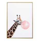 Blowing Bubble Zebra Bear Giraffe