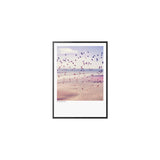 Forest Sea Seagull Snow Mountain